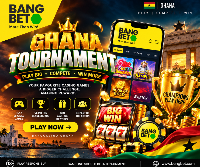 Bangbet Ghana Tournament: Play, Compete and Chase Exciting Rewards