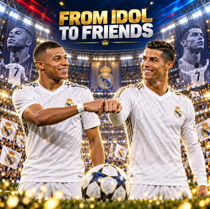 Kylian Mbappé and Cristiano Ronaldo: From Childhood Idol to Football Friends