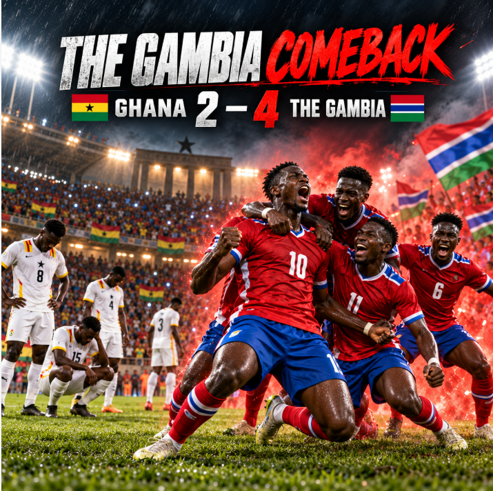 Black Stars Collapse From Two Goals Ahead in AFCON 2027 Qualifier