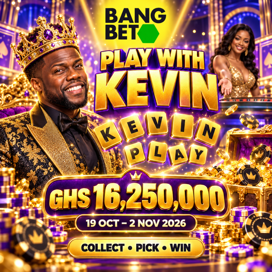 Play With Kevin on Bangbet Ghana: GHS 16.25 Million Promotion