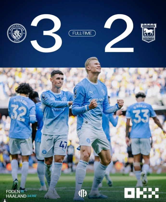 Maresca’s Manchester City Make History With Thrilling 3–2 Win Over Ipswich Town