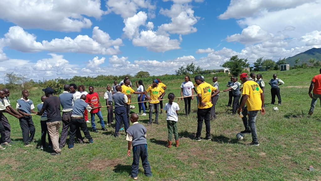 Bangbet visited a children's home in Emali as part of CSR