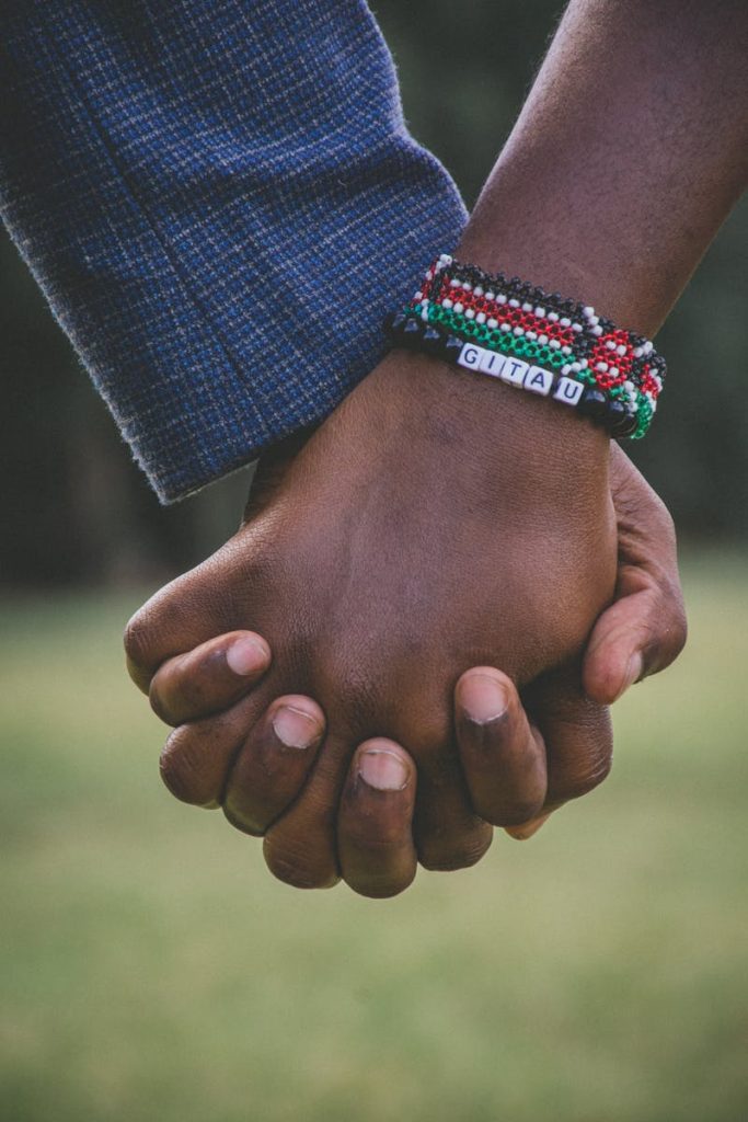 People Holding Hands in Kenya