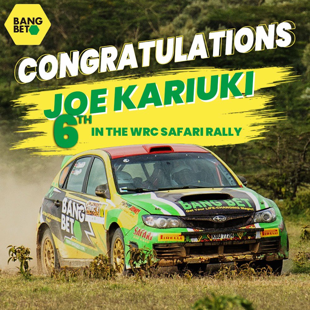 Congratulations Kariuki in WRC Safari Rally in WRC 2023