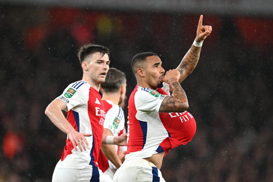 Jesus Shines as Arsenal Overcome Palace in EFL Cup Clash