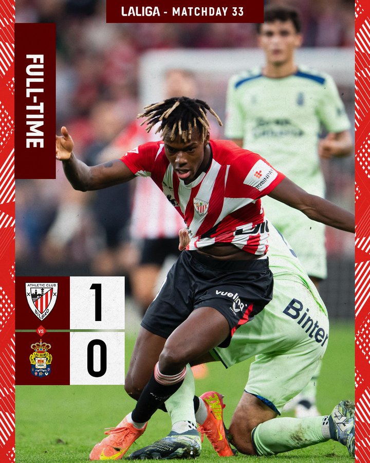 Athletic Club Edge Las Palmas to Boost UCL Hopes