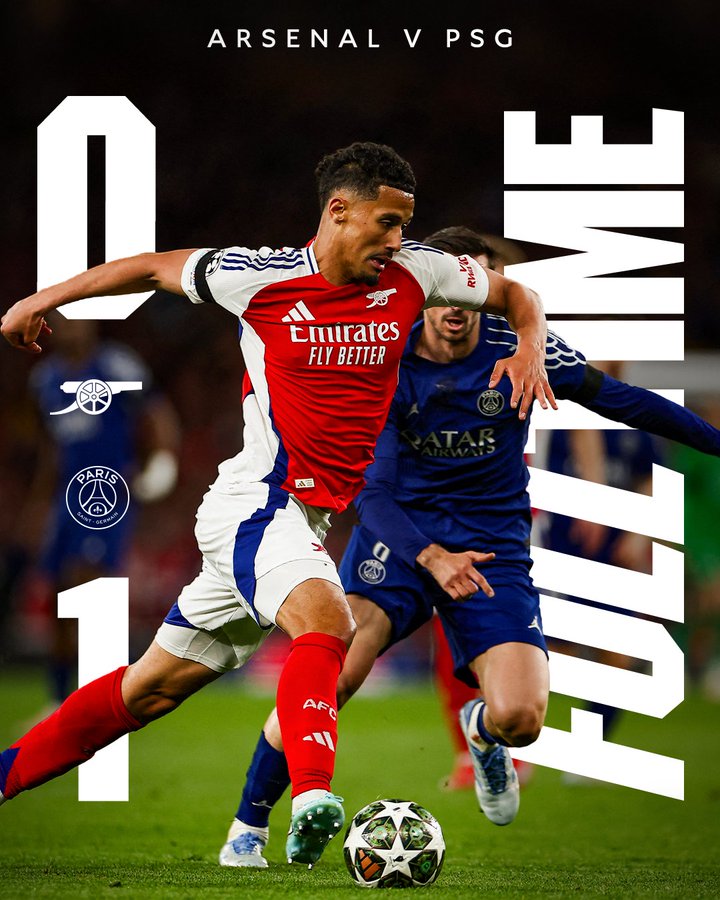 PSG Edge Arsenal in UCL Semi-Final First Leg