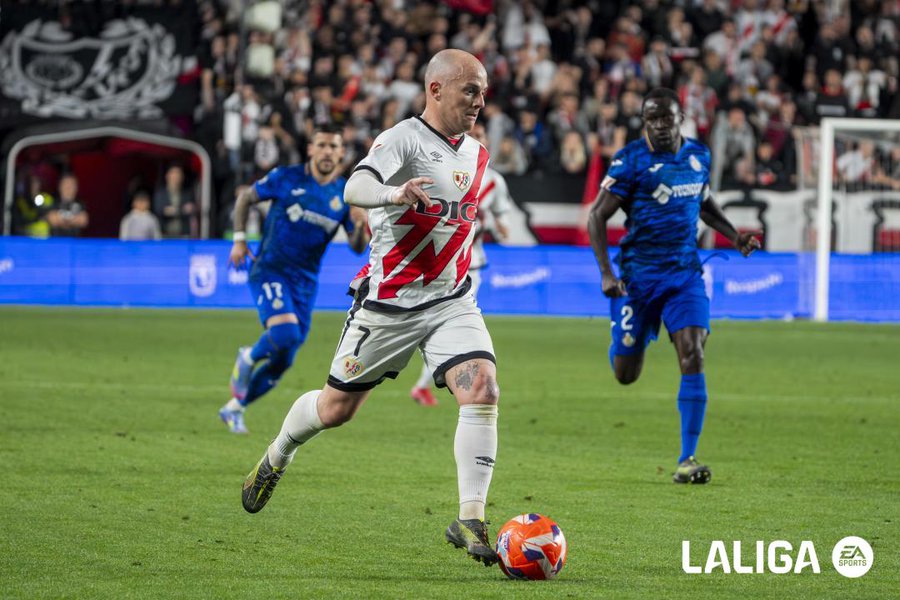 Rayo Vallecano Edge Getafe 1-0 in Madrid Derby