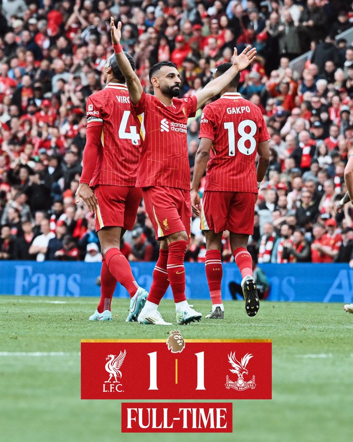 Liverpool Clinch Premier League Title in Palace Stalemate