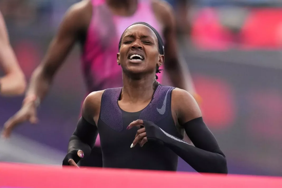 Faith Kipyegon Narrowly Misses Historic Sub-4-Minute Mile