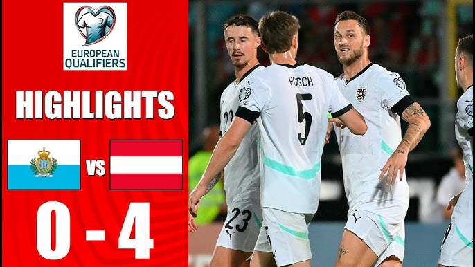 Austria vs San Marino: 4-0 Win in World Cup Qualifiers