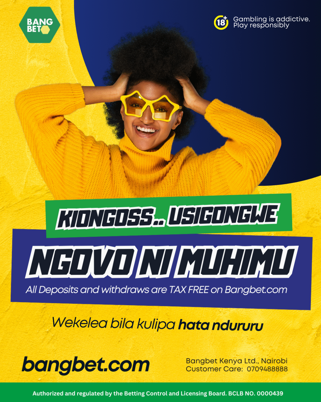 Bangbet Kenya: Bet Tax-Free Under New Betting Tax Changes