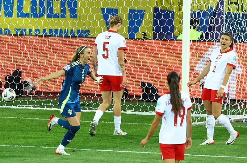 Sweden Advances to Women’s EURO Knockouts After Poland Win