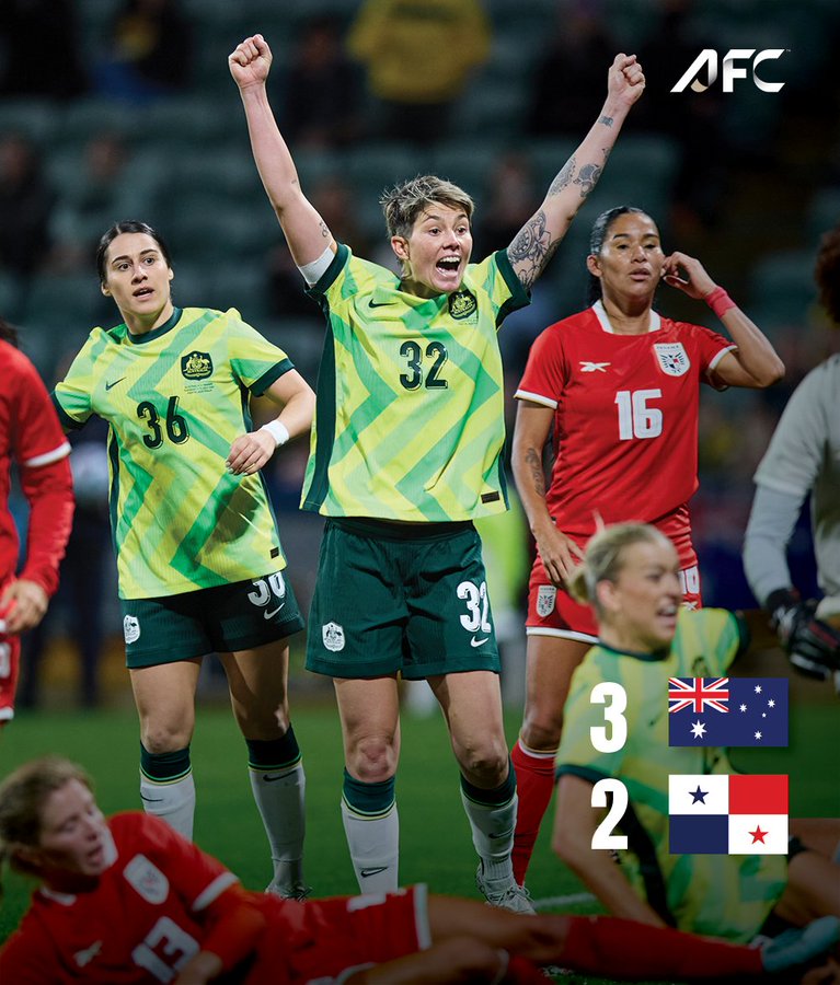Australia Women Edge Panama Women 3-2 in Thrilling Friendly Clash