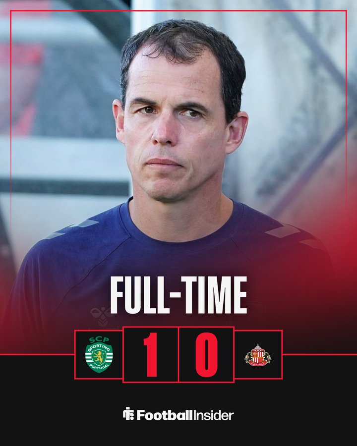 Sporting CP 1-0 Sunderland: Trincão Scores Winner