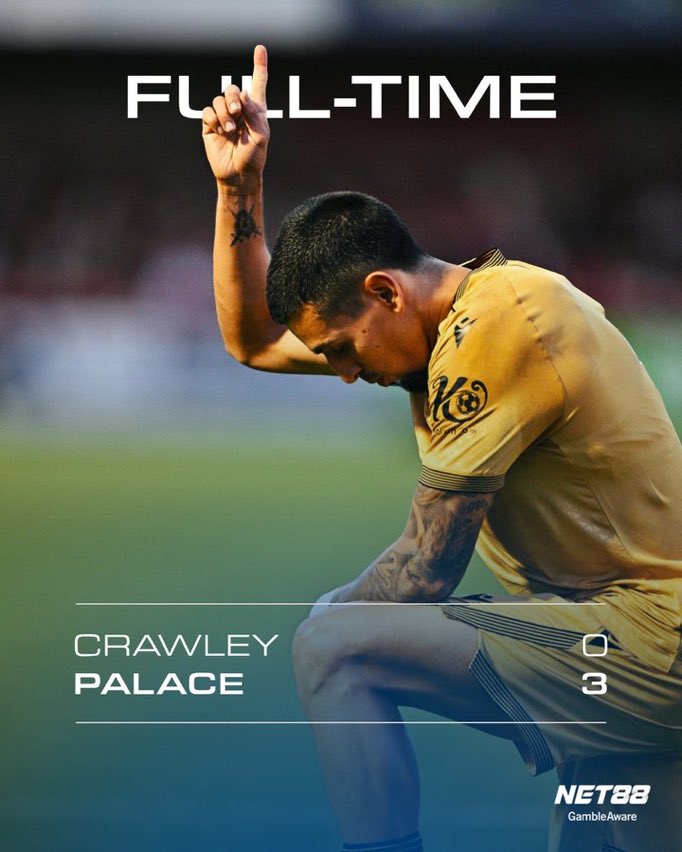 🔥 Crystal Palace 3-0 Crawley – Pre-Season Friendly Recap