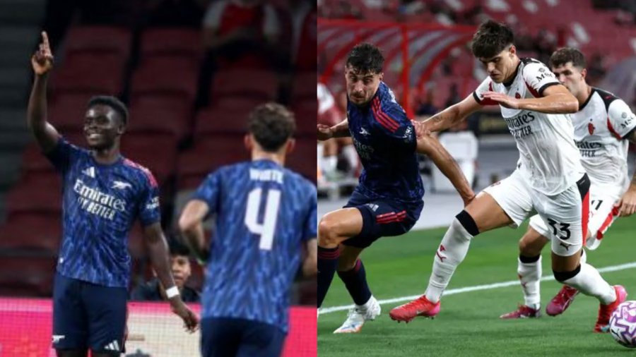 Arsenal 1-0 AC Milan: Saka Shines in Club Friendly