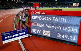 Faith Kipyegon Breaks 1500m World Record in 3:48.68