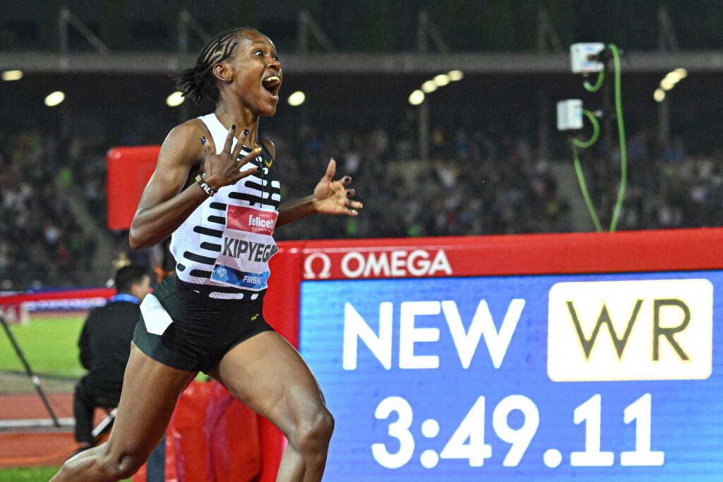 Faith Kipyegon Breaks 1500m World Record in 3:48.68