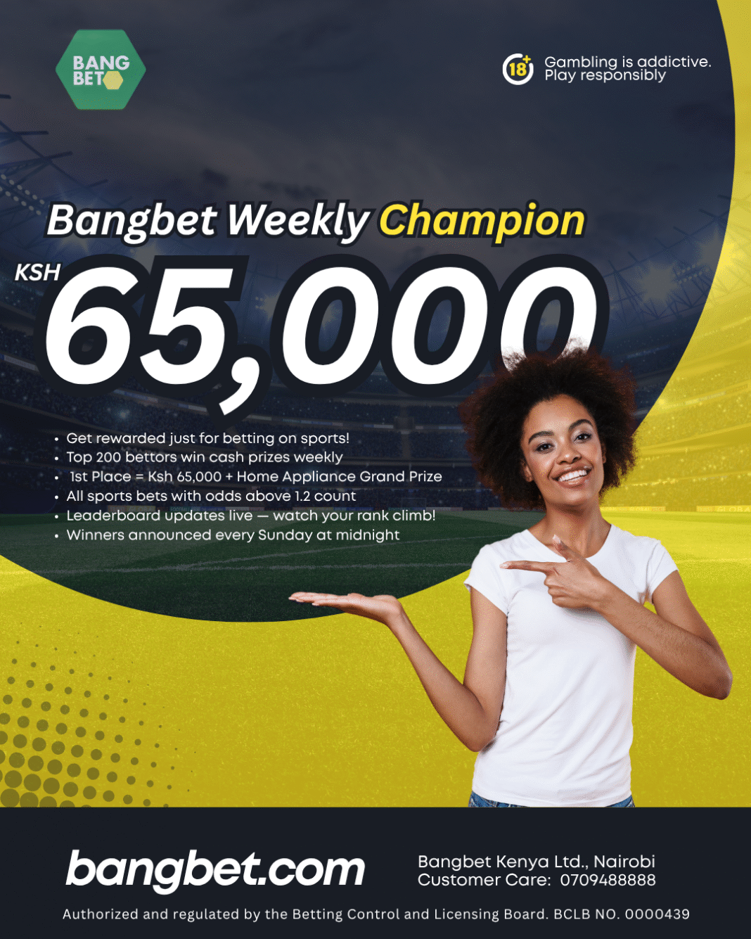 🏆 Win Big Every Week with BangBet’s Weekly Champion Promotion!