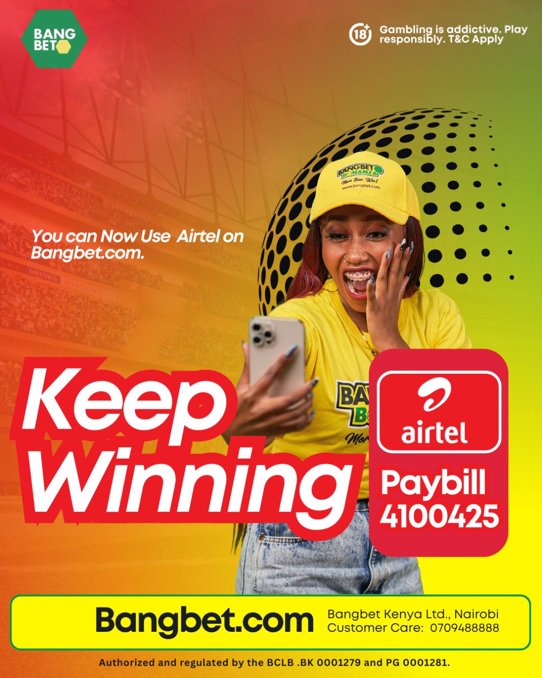 Bangbet Kenya Adds Airtel Money: Bet Easily with Paybill 4100425