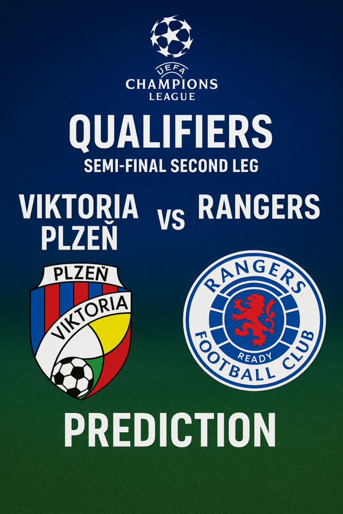 Plzeň vs Rangers UCL Qualifiers Prediction: Who Advances?