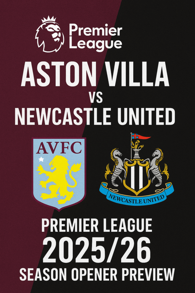 Aston Villa vs Newcastle: Who Will Win the Premier League Season Opener?