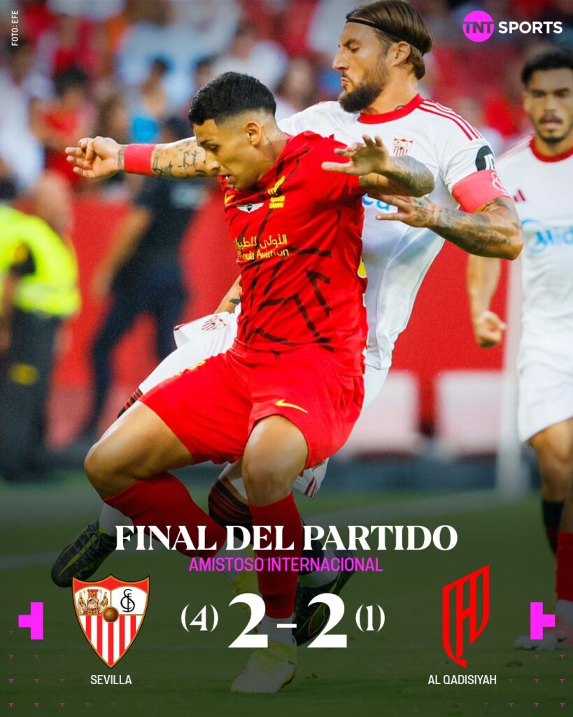 Sevilla Draw 2-2 with Al Qadisiya in Club Friendly