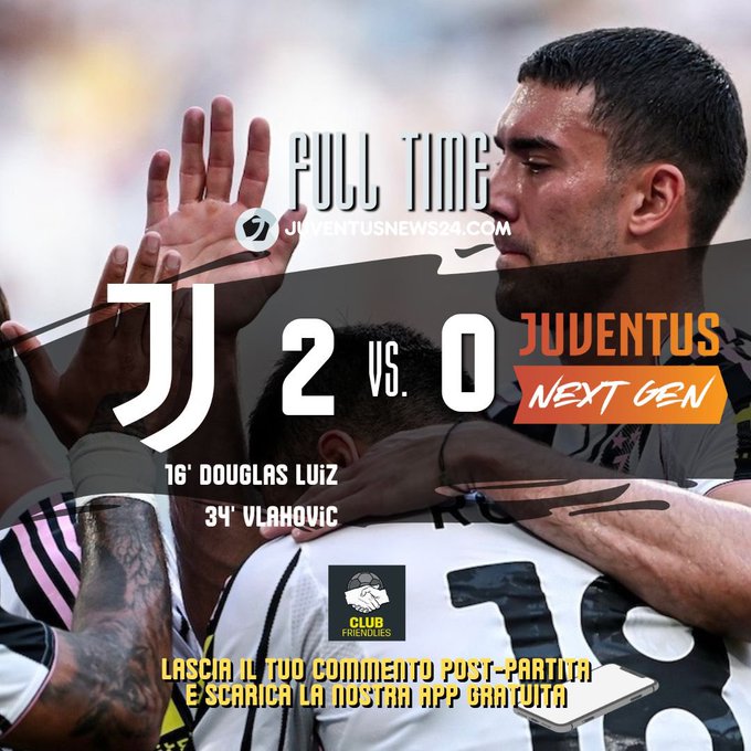 Juventus Triumphs Over Next Gen U23 in Pre-Season Friendly