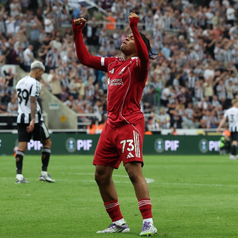 Rio Ngumoha’s Last-Minute Goal Sends Liverpool Past Newcastle