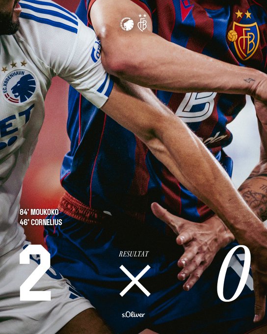 Copenhagen Seal Champions League Place With 2-0 Basel Win