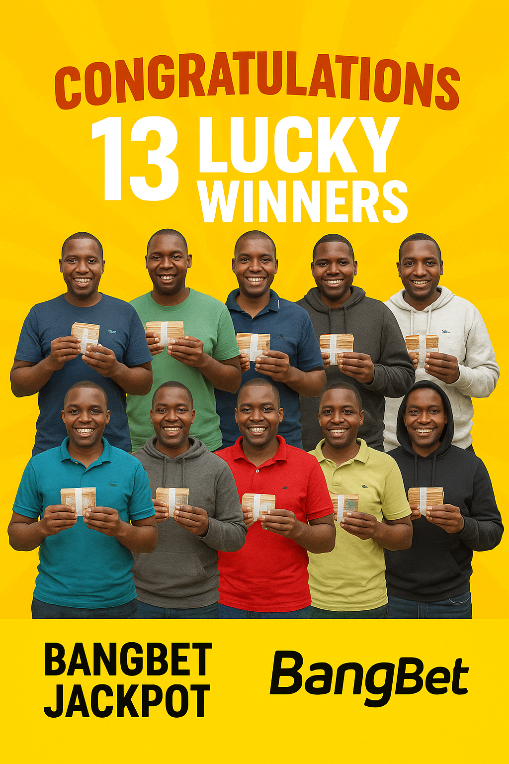 13 Lucky Winners Walk Home with Real Cash in Bangbet Kenya Daily Jackpots