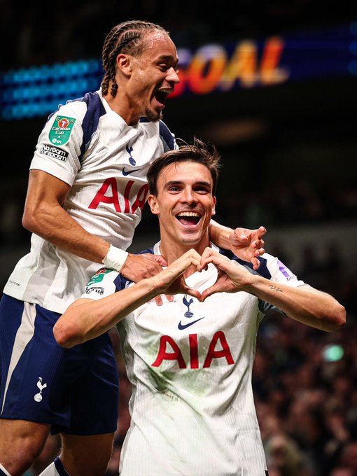 Tottenham 3-0 Doncaster: Spurs Cruise into EFL Cup 1/16-Finals