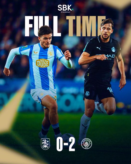 Huddersfield 0-2 Manchester City: EFL Cup 1/16-Final Clash Recap