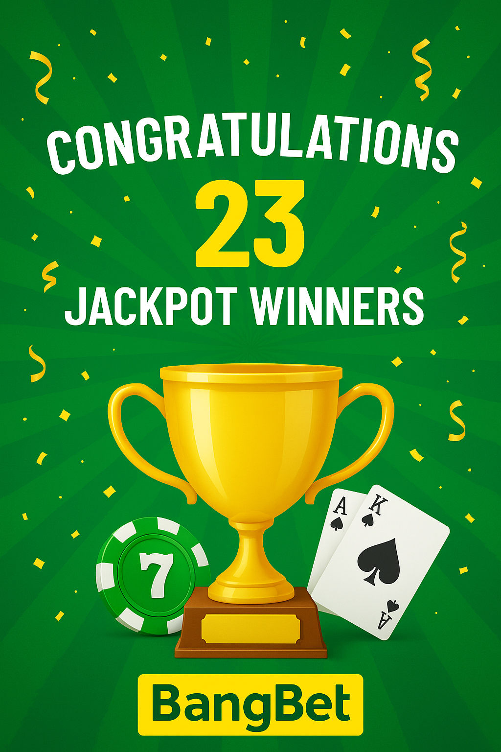 Bangbet Kenya Celebrates 23 Lucky Winners in Today’s Daily Jackpot Draw!