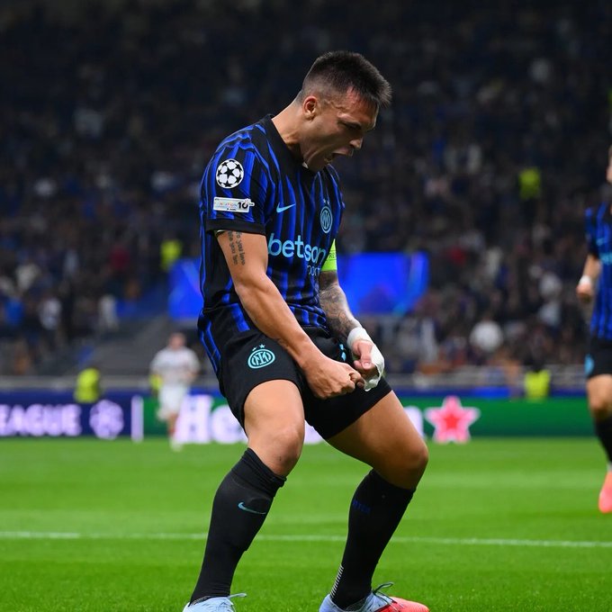 Inter Milan Thrash Slavia Prague 3-0 in UCL Clash