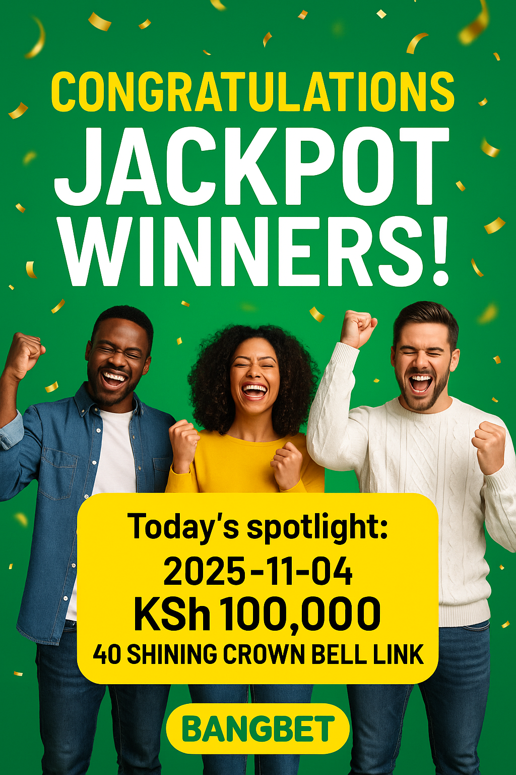 Bangbet Kenya Daily Winners Highlight — Massive Jackpots and Hot Casino Wins!