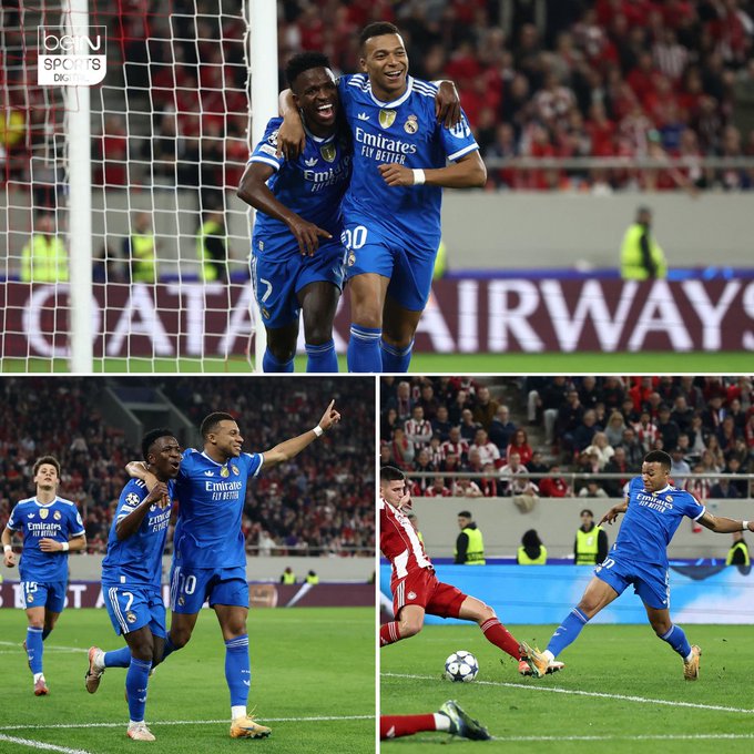 Real Madrid Triumph in Greece with Mbappé’s Stunning Four Goals