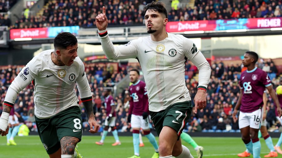 Chelsea Tightens Grip on Top Four Race as Burnley Sinks Deeper Into Trouble