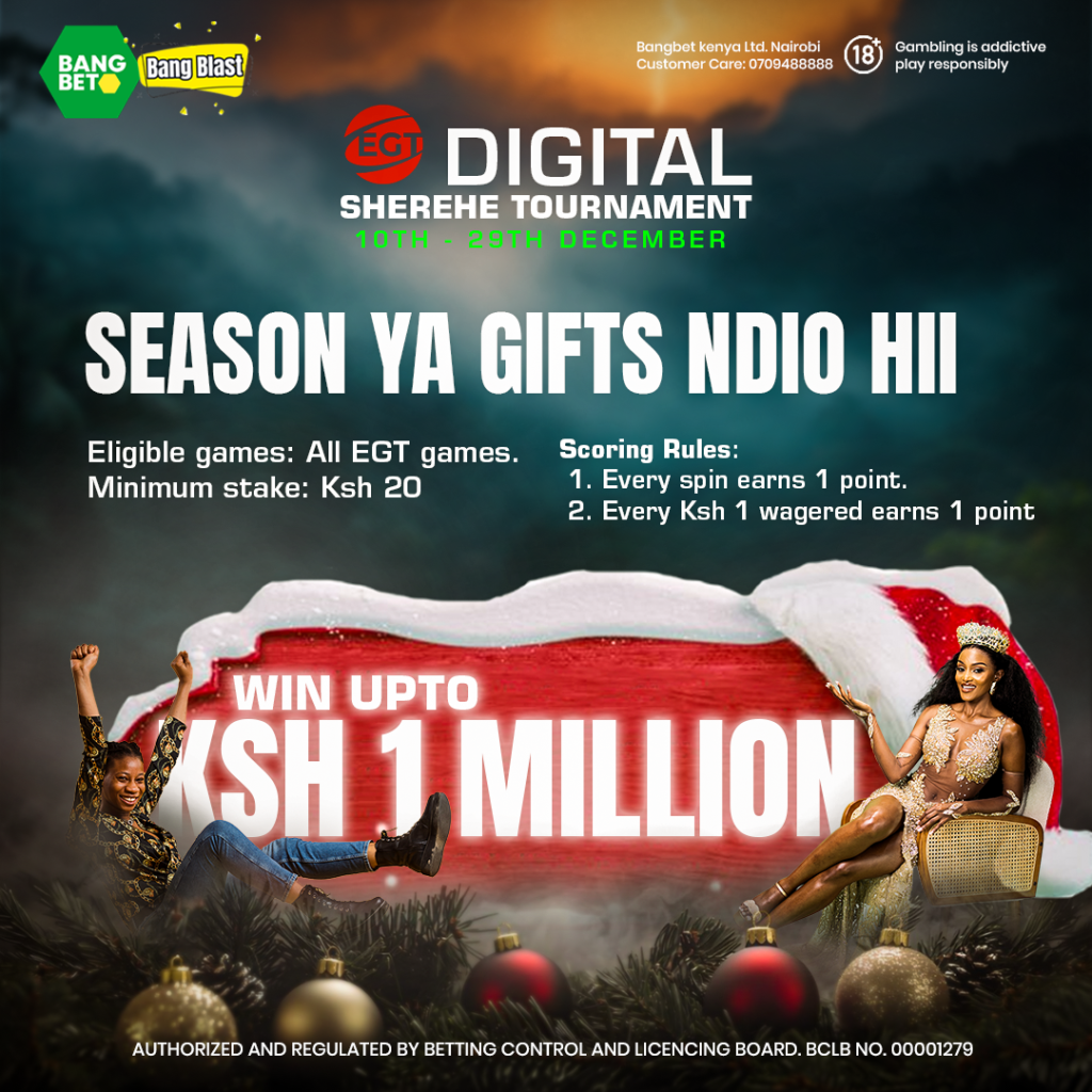 EGT Digital Sherehe Tournament – Win Your Share of Ksh 1 Million This December!
