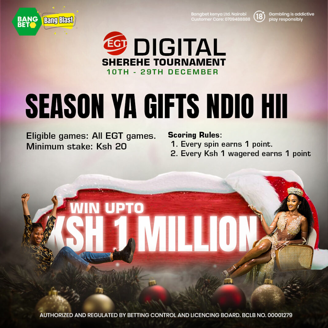 EGT Digital Sherehe Tournament – Win Your Share of Ksh 1 Million This December!