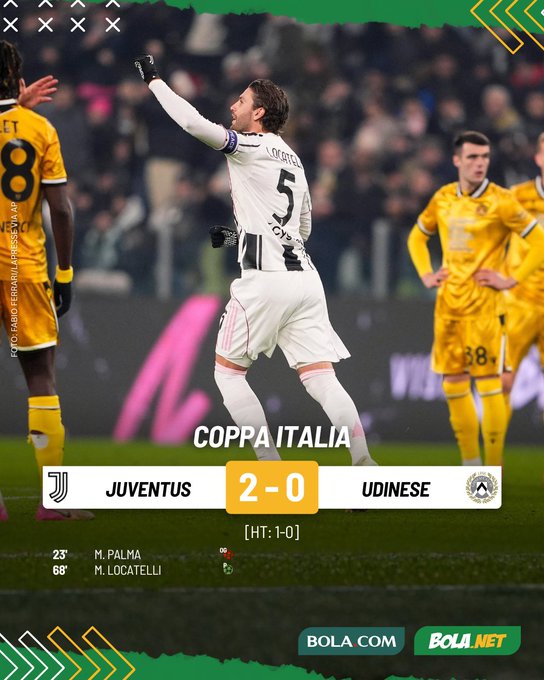 Juventus vs Udinese: Juve Cruise to 2–0 Coppa Italia Win
