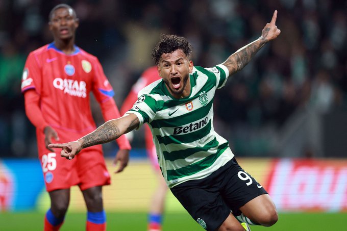 Luis Suárez Fires Sporting CP Past PSG in UCL Shock