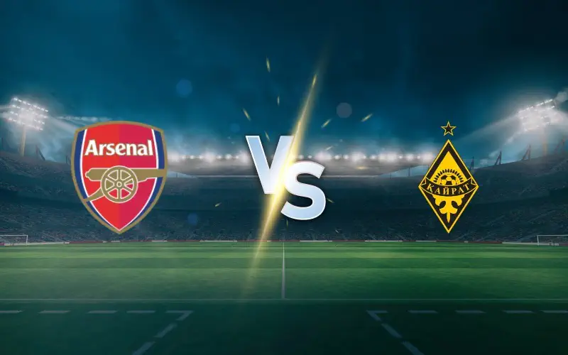 Arsenal vs Kairat Almaty Prediction – UCL League Phase | Betting Preview