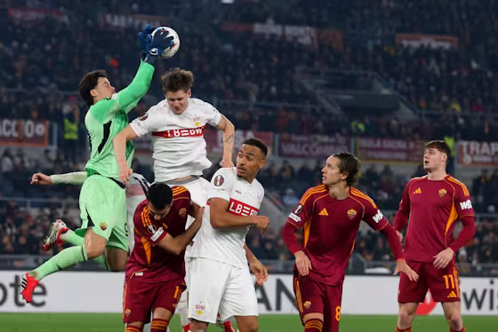 Roma Beat Stuttgart 2-0 to Storm into the Europa League Top Eight