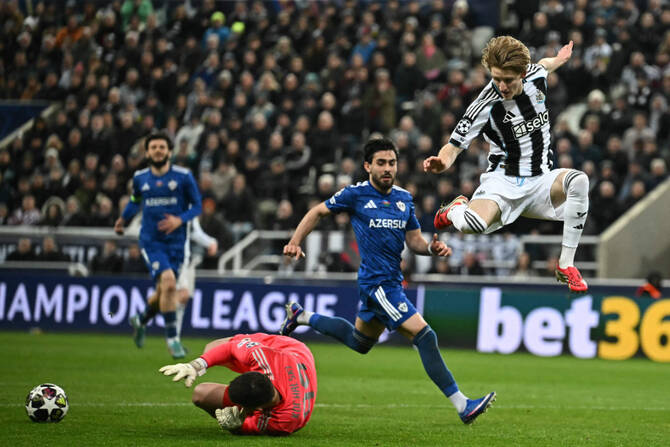 Newcastle Beat Qarabag 3-2; Reach Champions League Last 16