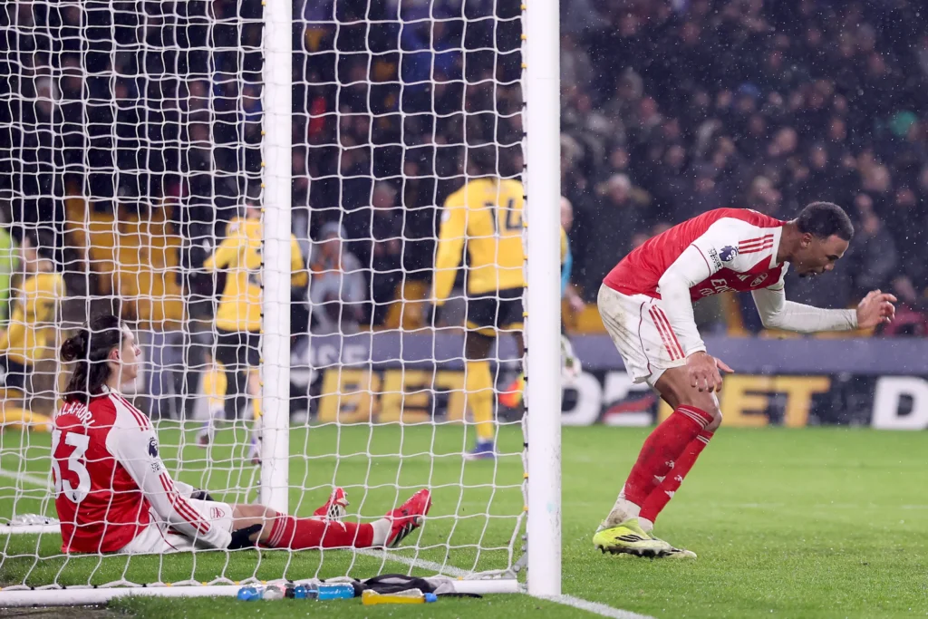 Wolves 2-2 Arsenal: Late Edozie Strike Deals Massive Blow to Gunners’ Title Dreams
