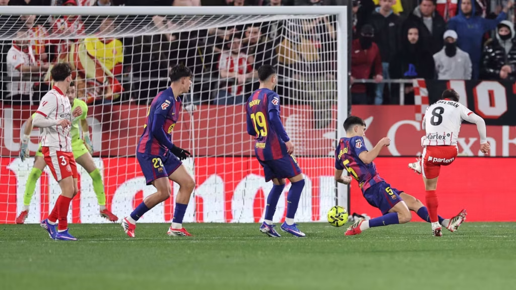 Girona shocks Barcelona 2-1 to Rock LaLiga Title Race