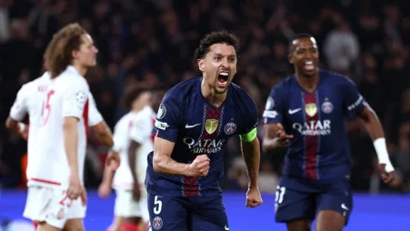 PSG Reach UCL Last 16 After 2-2 Draw vs Monaco: Champions Survive Ligue 1 Battle