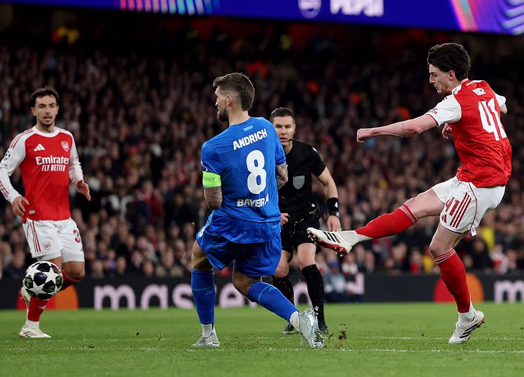 Arsenal Beat Leverkusen 2-0 to Reach UCL Quarter-Finals
